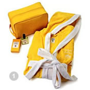 Acqua Di Parma Travel Set Kimono Bathrobe Large and EDC 50ml