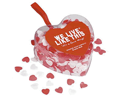 Heart Shaped Scented Bath Confetti